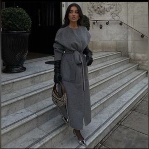 Double faced wool blend coat 🧥